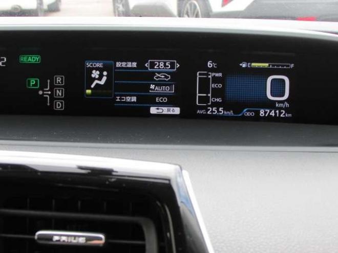 プリウス1.8 S E-Four 4WD　フルセグテレビ　エンジンスターター 1800