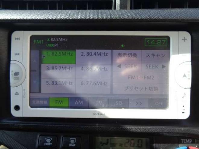 アクア1.5 G　純正ナビ　ワンセグ　シートヒーター 2WD 1500