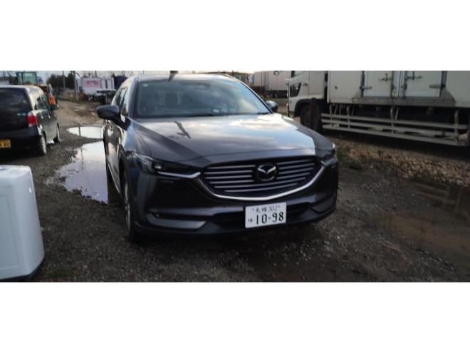 CX-82.2 XD Lパッケージ ディーゼルターボ 4WD無事故ワンオーナー修復なしデーラー保証継承年次点検本革 BOSE 360°ビュー・モニター ナビマシーングレープレミアムメタリック
