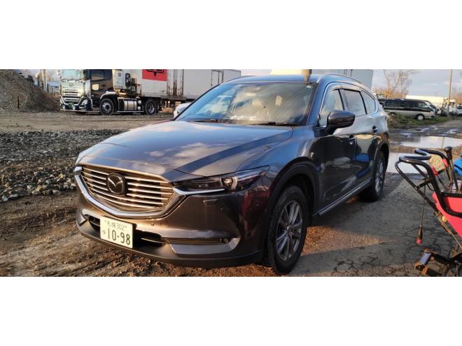 CX-82.2 XD Lパッケージ ディーゼルターボ 4WD無事故ワンオーナー修復なしデーラー保証継承年次点検本革 BOSE 360°ビュー・モニター ナビマシーングレープレミアムメタリック
