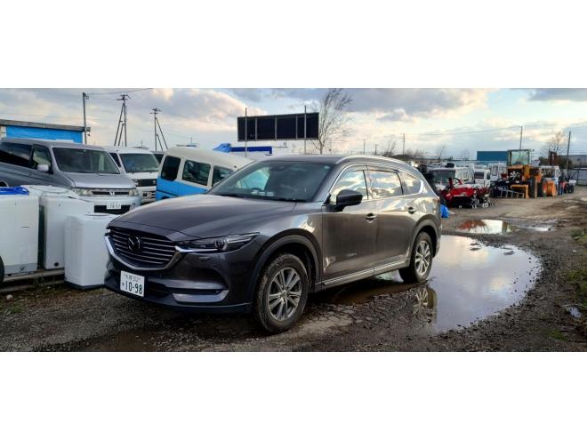 CX-82.2 XD Lパッケージ ディーゼルターボ 4WD無事故ワンオーナー修復なしデーラー保証継承年次点検本革 BOSE 360°ビュー・モニター ナビマシーングレープレミアムメタリック