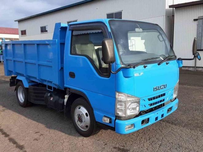 エルフ深ダンプ　TKG-NKS85AN　新明和　 4WD 2990