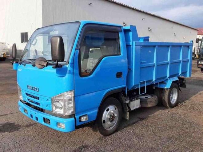 エルフ深ダンプ　TKG-NKS85AN　新明和　 4WD 2990