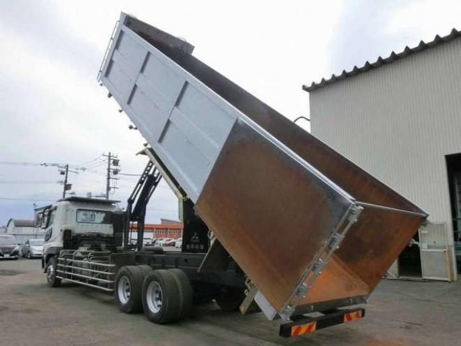 スーパーグレート深ダンプ　QPG-FV60VZ　極東　 2WD 12800