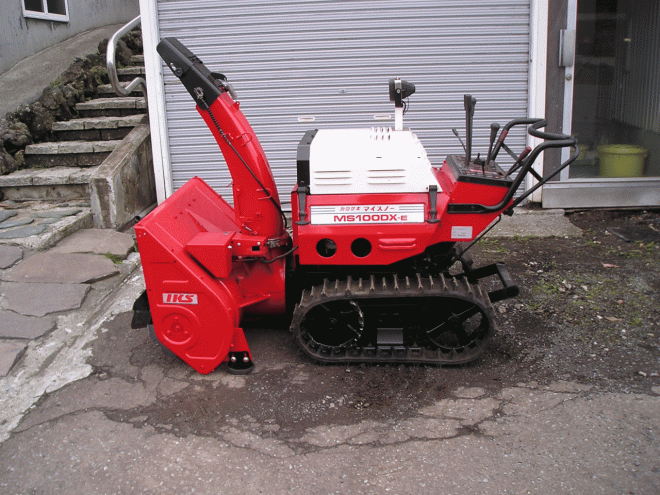 除雪機カワサキ　10馬力除雪機　ＭＳ－1000ＤＸ－Ｅ　クローラー新品交換済み（左右）