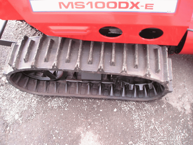 除雪機カワサキ　10馬力除雪機　ＭＳ－1000ＤＸ－Ｅ　クローラー新品交換済み（左右）