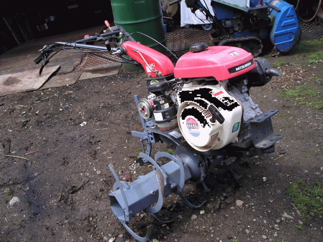 耕運機ミツビシ　耕運機　ＭＭ758　耕作幅　95センチ