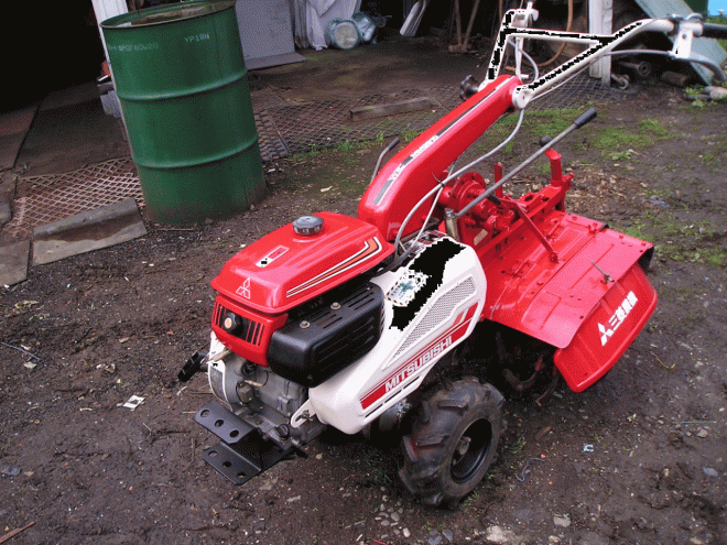 耕運機ミツビシ　耕運機　ＭＭ351Ｓ　外装塗装済み