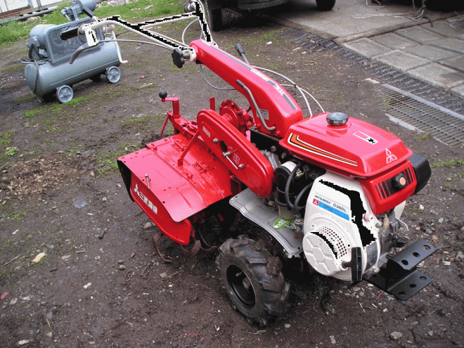 耕運機ミツビシ　耕運機　ＭＭ351Ｓ　外装塗装済み