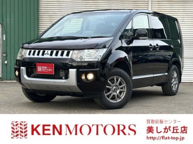 デリカD：5 2.2 D パワーパッケージ ディーゼルターボ 4WD　社外ナビ/Bカメラ/ETC/両側パワスラ 2300