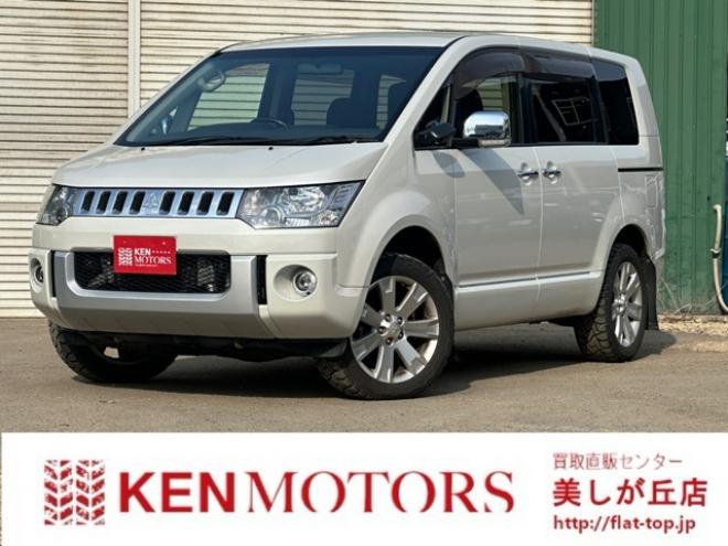 デリカD：5 2.2 シャモニー ディーゼルターボ 4WD　ワンオーナー/社外ナビ/両側パワスラ/ETC 2300