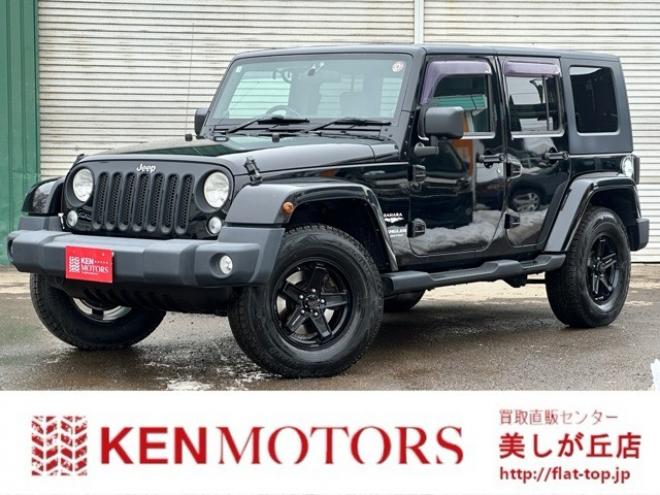 ラングラーアンリミテッド サハラ 4WD　社外AW/ABS/キーレス/ディーラー車/PS/PW 正規輸入車 3800