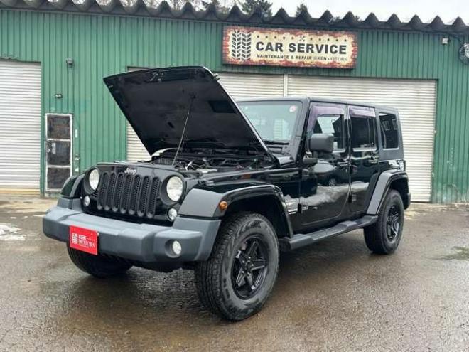 ラングラーアンリミテッド サハラ 4WD　社外AW/ABS/キーレス/ディーラー車/PS/PW 正規輸入車 3800