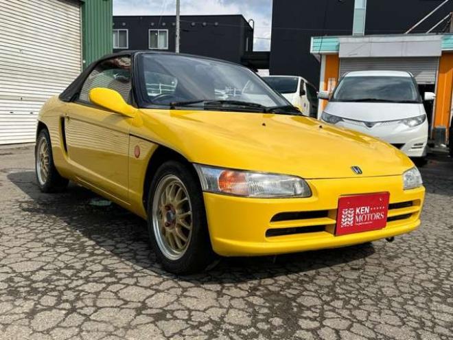 ビート　MT/幌新品交換/全塗装済/社外ハンドル/外AW 2WD 660