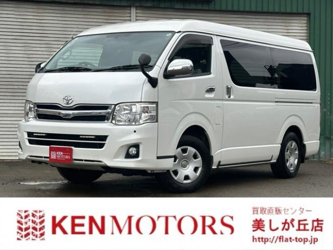 ハイエース2.7 GL ロング ミドルルーフ 4WD　左リア電動/社外ナビTV/10人乗/スターター 2700