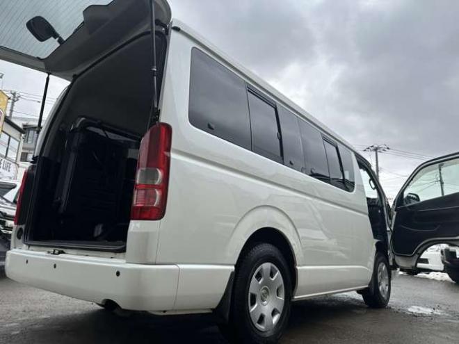 ハイエース2.7 GL ロング ミドルルーフ 4WD　左リア電動/社外ナビTV/10人乗/スターター 2700