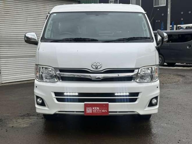 ハイエース2.7 GL ロング ミドルルーフ 4WD　左リア電動/社外ナビTV/10人乗/スターター 2700