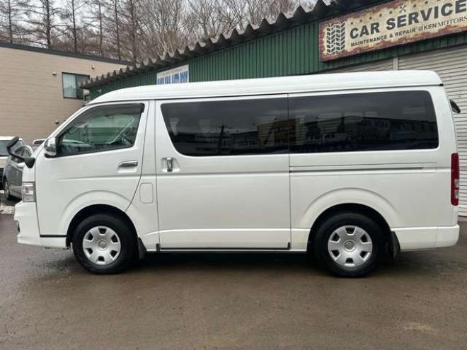 ハイエース2.7 GL ロング ミドルルーフ 4WD　左リア電動/社外ナビTV/10人乗/スターター 2700