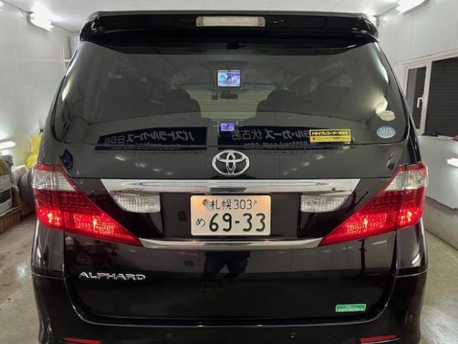 アルファード２４０Ｓ　プライムセレクションⅡ　タイプゴールド　本州仕入　ワンオーナー　禁煙車　ＷＡＫＯＳバリアスコーティング済　純正１８インチＡＷ　社外１６ＡＷ＋スタッドレスタイヤ付　両側パワースライドドア　パワーバックドア　アルパインＨＤＤナビ（フルセグ地デジ　ＤＶＤ再生　ミュージックサーバー）＋バックカメラ　アルパイン製リアフリップダウンモニター　前後コーナーセンサー　横滑り防止装置　ＨＩＤ　ＥＴＣ 　タイミングチェーン 4WD 2400 5Dr