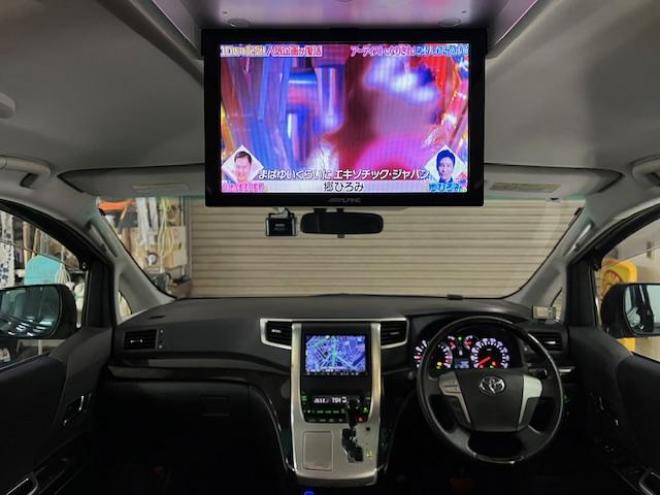 アルファード２４０Ｓ　プライムセレクションⅡ　タイプゴールド　本州仕入　ワンオーナー　禁煙車　ＷＡＫＯＳバリアスコーティング済　純正１８インチＡＷ　社外１６ＡＷ＋スタッドレスタイヤ付　両側パワースライドドア　パワーバックドア　アルパインＨＤＤナビ（フルセグ地デジ　ＤＶＤ再生　ミュージックサーバー）＋バックカメラ　アルパイン製リアフリップダウンモニター　前後コーナーセンサー　横滑り防止装置　ＨＩＤ　ＥＴＣ 　タイミングチェーン 4WD 2400 5Dr