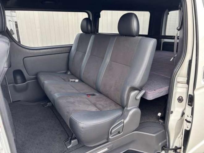 ハイエースバン2.8 スーパーGL ダークプライムII ロングボディ ディーゼルターボ 4WD　8インチナビTV 両側パワスラ ベッドキット 2800