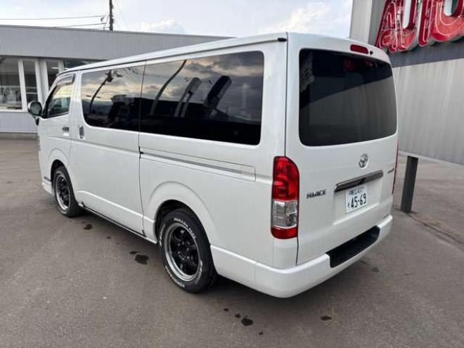 ハイエースバン2.8 スーパーGL ダークプライムII ロングボディ ディーゼルターボ 4WD　8インチナビTV 両側パワスラ ベッドキット 2800