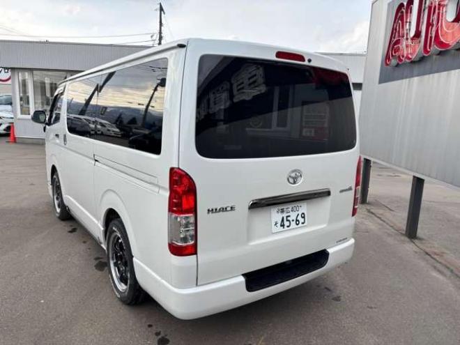 ハイエースバン2.8 スーパーGL ダークプライムII ロングボディ ディーゼルターボ 4WD　8インチナビTV 両側パワスラ ベッドキット 2800