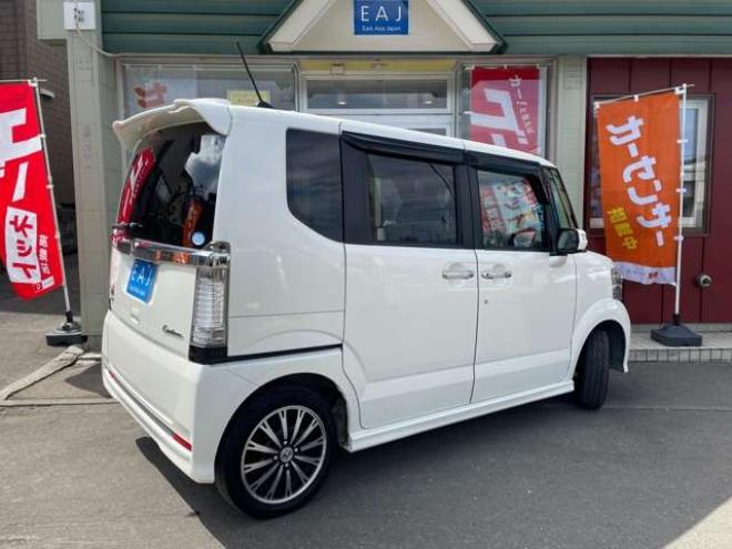 N-BOXカスタムG ターボパッケージ 4WD　1年保証/両Pスラ/BTナビ・フルセグ/Bカメラ 660