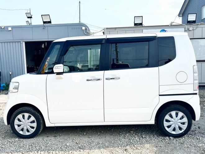 N-BOXG Lパッケージ 4WD　ローンが不安な方＜優遇ローン＞　寒冷地仕様　純正ナビ　片側PWスラ　シートヒーター