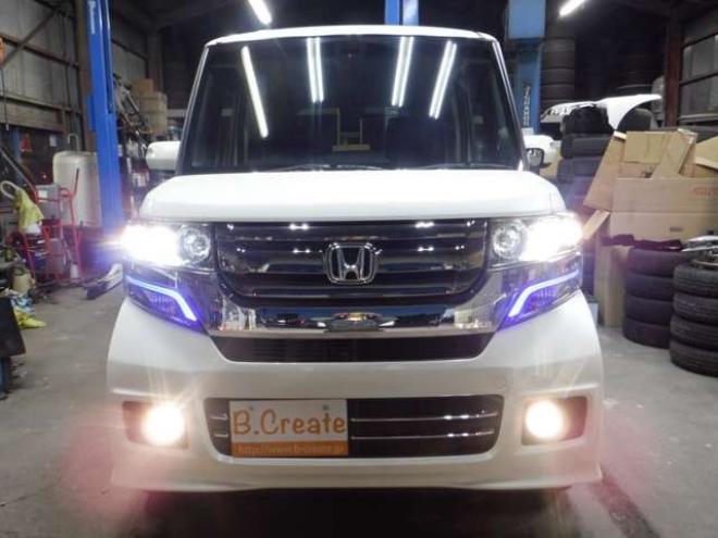 N-BOXカスタムG Lパッケージ 4WD　ナビ・B/T・TV・Bカメラ・ETC・パワスラ 660