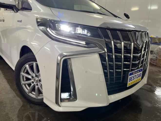 アルファードハイブリッドＳＲ　Ｃパッケージ　本州仕入　寒冷地仕様　禁煙車　ＪＢＬサウンド　プリクラッシュ　レーダークルーズ　社外１７インチＡＷ　社外１７ＡＷ＋スタッドレスタイヤ付　純正ナビ（フルセグ地デジ　ＤＶＤ再生　Ｂｌｕｅｔｏｏｔｈ）＋バックカメラ　両側パワースライドドア　パワーバックドア　純正ブラックレザーシート　２列目エグゼクティブシート　電動オットマン　ＬＥＤヘッドライト　ドライブレコーダー 2500 5Dr