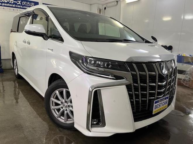 アルファードハイブリッドＳＲ　Ｃパッケージ　本州仕入　寒冷地仕様　禁煙車　ＪＢＬサウンド　プリクラッシュ　レーダークルーズ　社外１７インチＡＷ　社外１７ＡＷ＋スタッドレスタイヤ付　純正ナビ（フルセグ地デジ　ＤＶＤ再生　Ｂｌｕｅｔｏｏｔｈ）＋バックカメラ　両側パワースライドドア　パワーバックドア　純正ブラックレザーシート　２列目エグゼクティブシート　電動オットマン　ＬＥＤヘッドライト　ドライブレコーダー 2500 5Dr