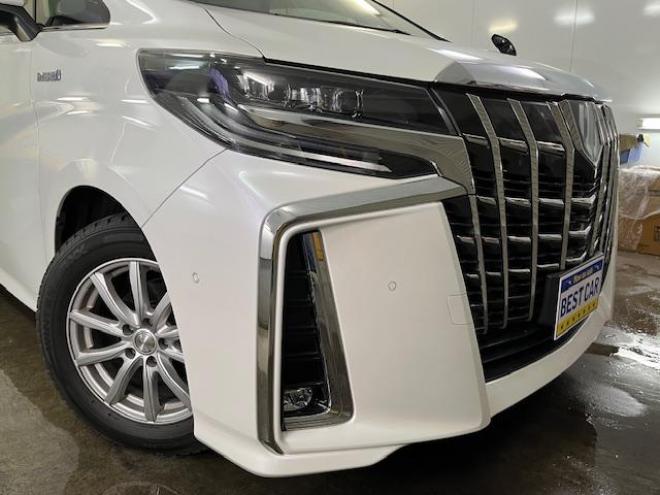 アルファードハイブリッドＳＲ　Ｃパッケージ　本州仕入　寒冷地仕様　禁煙車　ＪＢＬサウンド　プリクラッシュ　レーダークルーズ　社外１７インチＡＷ　社外１７ＡＷ＋スタッドレスタイヤ付　純正ナビ（フルセグ地デジ　ＤＶＤ再生　Ｂｌｕｅｔｏｏｔｈ）＋バックカメラ　両側パワースライドドア　パワーバックドア　純正ブラックレザーシート　２列目エグゼクティブシート　電動オットマン　ＬＥＤヘッドライト　ドライブレコーダー 2500 5Dr