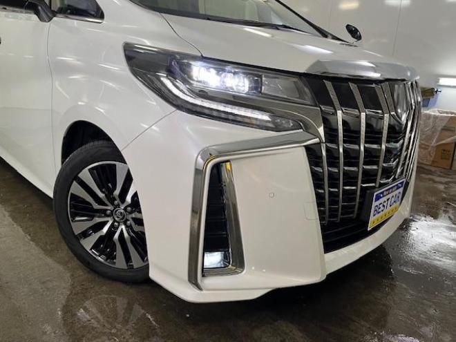 アルファードＳ　Ｃパッケージ後期型　本州仕入　禁煙車　プリクラッシュ　レーダークルーズ　レーントレーシング　純正１８インチＡＷ　社外１６ＡＷ＋スタッドレスタイヤ付　純正１０インチナビ（フルセグ地デジ　Ｂｌｕｅｔｏｏｔｈ）＋バックカメラ　純正１２．１インチリアフリップダウンモニター　両側パワースライドドア　パワーバックドア　純正ブラックレザーシート　電動オットマン　ＬＥＤヘッドライト　純正ドライブレコーダー　ステアリングヒーター　シートヒーター＆クーラー　ＥＴＣ 4WD 2500 5Dr
