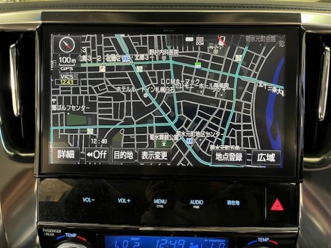 アルファードＳ　Ｃパッケージ後期型　本州仕入　禁煙車　プリクラッシュ　レーダークルーズ　レーントレーシング　純正１８インチＡＷ　社外１６ＡＷ＋スタッドレスタイヤ付　純正１０インチナビ（フルセグ地デジ　Ｂｌｕｅｔｏｏｔｈ）＋バックカメラ　純正１２．１インチリアフリップダウンモニター　両側パワースライドドア　パワーバックドア　純正ブラックレザーシート　電動オットマン　ＬＥＤヘッドライト　純正ドライブレコーダー　ステアリングヒーター　シートヒーター＆クーラー　ＥＴＣ 4WD 2500 5Dr
