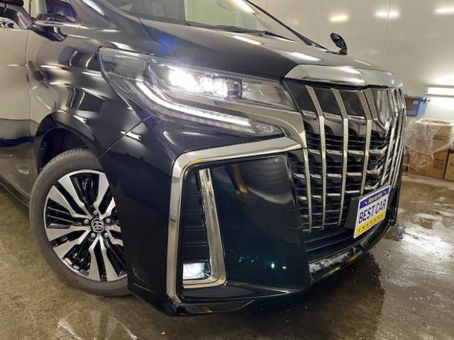 アルファードＳ　Ｃパッケージ後期型　本州仕入　禁煙車　プリクラッシュ　レーダークルーズ　レーントレーシング　純正１８インチＡＷ　社外１６ＡＷ＋スタッドレスタイヤ付　純正ナビ（Ｍｉｒａｃａｓｔ　Ｂｌｕｅｔｏｏｔｈ）＋バックカメラ　両側パワースライドドア　パワーバックドア　純正ブラックレザーシート　電動オットマン　三眼ＬＥＤヘッドライト　前後ドライブレコーダー　ステアリングヒーター　シートヒーター＆クーラー　ＥＴＣ 4WD 2500 5Dr