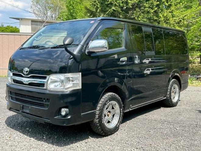 ハイエースバン　ＥＴＣ　バックカメラ　ナビ　両側スライドドア　ＡＴ　アルミホイール　エアコン　パワーウィンドウ　運転席エアバッグ 4WD 3000(D) 5Dr