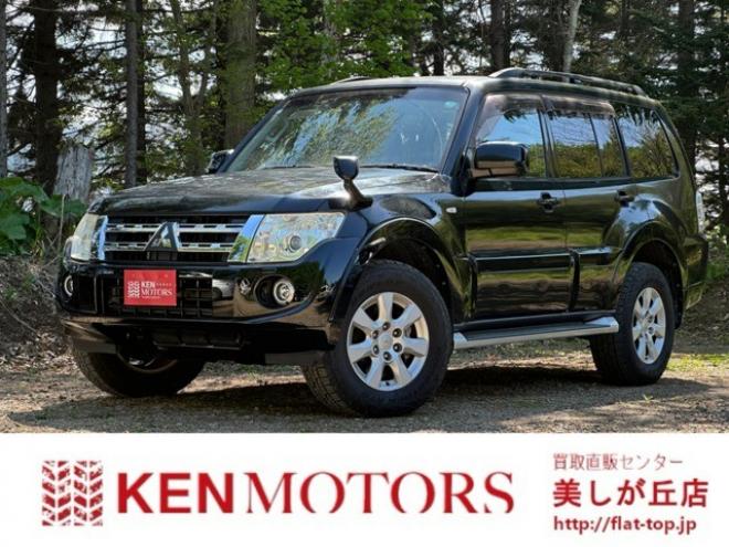 パジェロ3.2 ロング GR ディーゼルターボ 4WD　社外ナビ/7人乗り/後席モニタ/ETC/Bカメ 3200