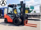 フォークリフト トヨタ　中古　8FD25　ヒンジ付