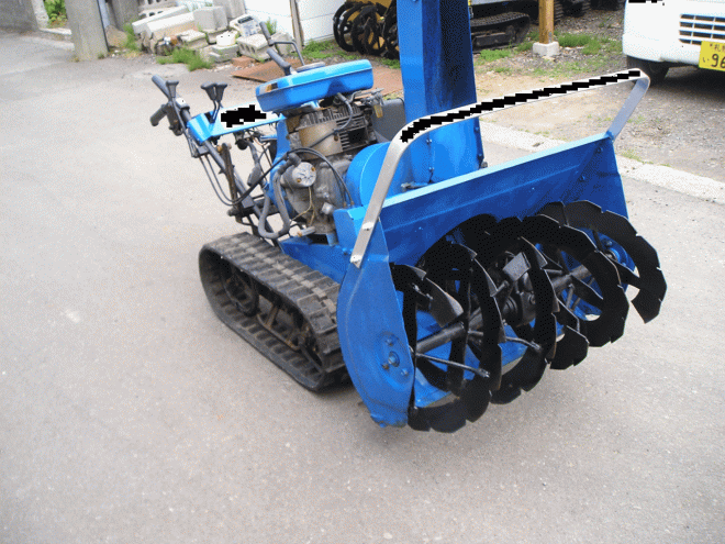 除雪機ヤマハ　８馬力除雪機　ＹＴ－875　サイドクラッチ付　整備済み！