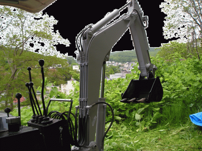 産業機械物ユンボ　メーカーエアマンバックホー　型式　ＨＭ10ＳＧ　整備済み