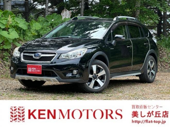 インプレッサXVハイブリッド 2.0i-L 4WD　黒革シート/ETC/社外ナビ/地デジ/Bカメラ 2000