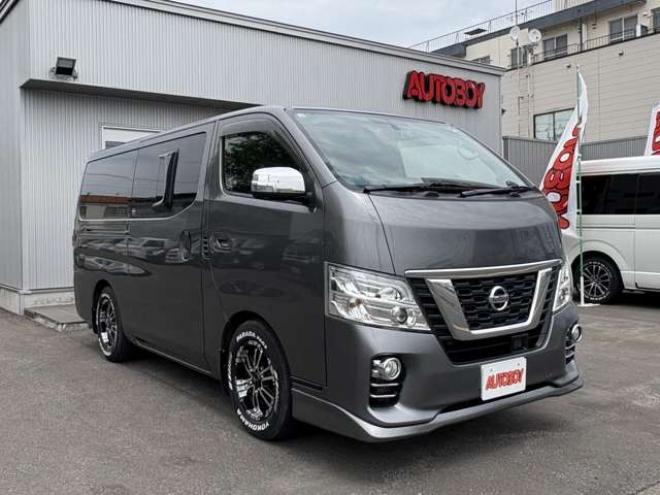 キャラバンNV350 2.5 プレミアムGX ロングボディ ディーゼルターボ 4WD　リアヒーター　全周囲カメラ　メモリナビ 2500