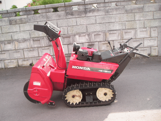 除雪機ホンダ　１１馬力除雪機　ＨＳ＾1180Ｚ　オーガ上下電動油圧式　整備済み！