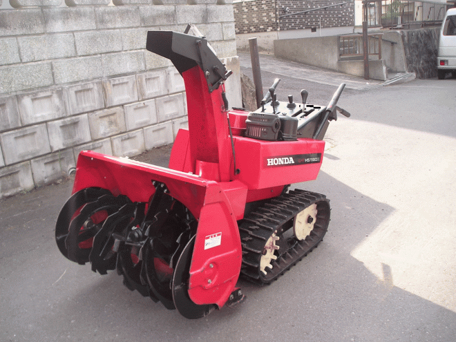 除雪機ホンダ　１１馬力除雪機　ＨＳ＾1180Ｚ　オーガ上下電動油圧式　整備済み！