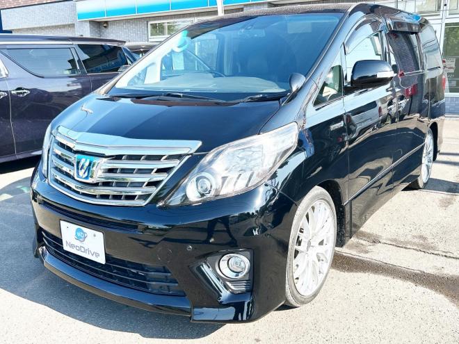 アルファードハイブリッドハイブリッド2.4SR Cパッケージ 4WD　ローンが不安な方＜優遇ローン＞　本州仕入　サンルーフ　ナビ　PWバックドア