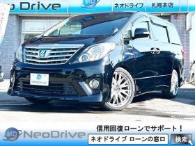 アルファードハイブリッド　ハイブリッド2.4SR Cパッケージ 4WD　ローンが不安な方＜優遇ローン＞　本州仕入　サンルーフ　ナビ　PWバックドア