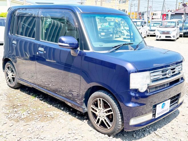 ムーヴコンテ660カスタムRS 4WD　ローンが不安な方＜優遇ローン＞1年保証　寒冷地仕様　社外ナビ　DVD 