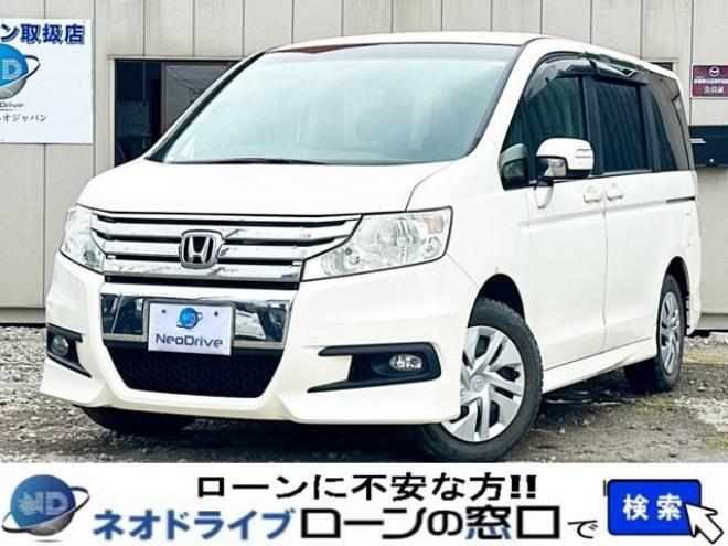 ステップワゴン2.0スパーダZ 4WD　ローンが不安な方＜優遇ローン＞1年保証　本州仕入　両側Pスラ　純正ナビ 