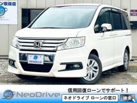 ステップワゴン　2.0スパーダZ 4WD　ローンが不安な方＜優遇ローン＞1年保証　本州仕入　両側Pスラ　純正ナビ 